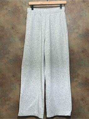 No Boundaries Light Gray Wide-Leg Sweatpants